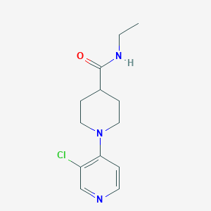 1-(3-chloropyridin-4-yl)-N-ethylpiperidine-4-carboxamide