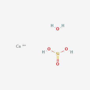 molecular formula CaH4O4Si B075844 Xonotlite (Ca(SiO3).xH2O) CAS No. 12141-77-4