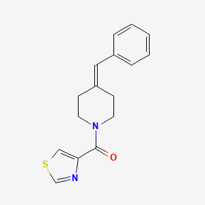 (4-Benzylidenepiperidin-1-yl)-(1,3-thiazol-4-yl)methanone