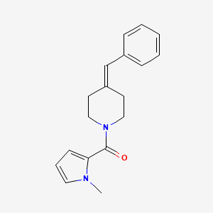 (4-Benzylidenepiperidin-1-yl)-(1-methylpyrrol-2-yl)methanone