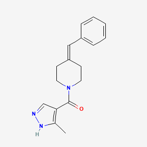 (4-benzylidenepiperidin-1-yl)-(5-methyl-1H-pyrazol-4-yl)methanone