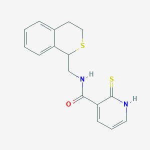 N-(3,4-dihydro-1H-isothiochromen-1-ylmethyl)-2-sulfanylidene-1H-pyridine-3-carboxamide