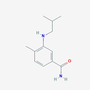 4-Methyl-3-(2-methylpropylamino)benzamide
