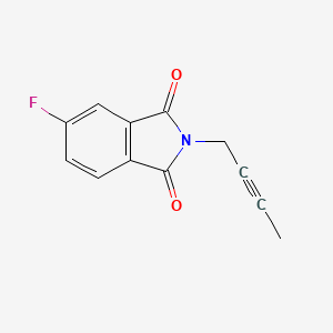 2-But-2-ynyl-5-fluoroisoindole-1,3-dione