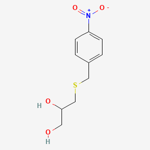 3-[(4-Nitrophenyl)methylsulfanyl]propane-1,2-diol