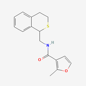 N-(3,4-dihydro-1H-isothiochromen-1-ylmethyl)-2-methylfuran-3-carboxamide