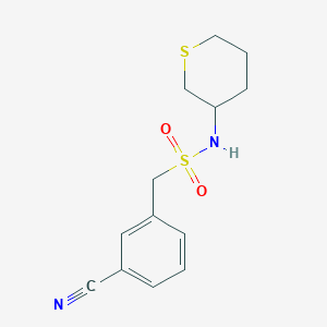 1-(3-cyanophenyl)-N-(thian-3-yl)methanesulfonamide