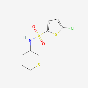 5-chloro-N-(thian-3-yl)thiophene-2-sulfonamide