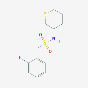 1-(2-fluorophenyl)-N-(thian-3-yl)methanesulfonamide