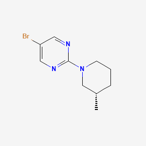 5-bromo-2-[(3S)-3-methylpiperidin-1-yl]pyrimidine