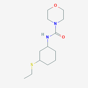 N-(3-ethylsulfanylcyclohexyl)morpholine-4-carboxamide