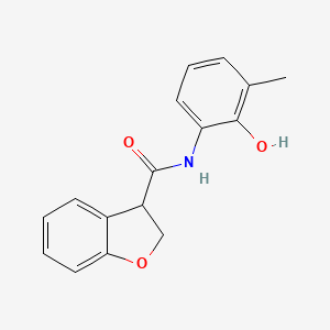 molecular formula C16H15NO3 B7584792 N-(2-hydroxy-3-methylphenyl)-2,3-dihydro-1-benzofuran-3-carboxamide 
