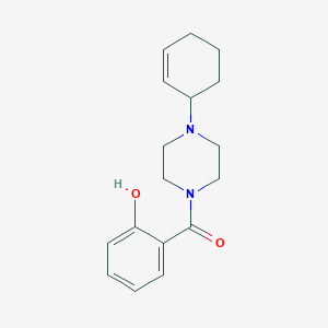 (4-Cyclohex-2-en-1-ylpiperazin-1-yl)-(2-hydroxyphenyl)methanone
