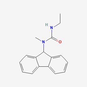 molecular formula C17H18N2O B7585256 3-ethyl-1-(9H-fluoren-9-yl)-1-methylurea 
