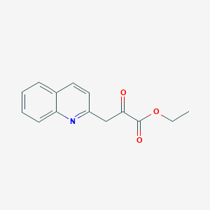 Ethyl 2-oxo-3-(quinolin-2-yl)propanoate