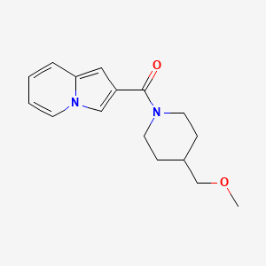 molecular formula C16H20N2O2 B7585624 Indolizin-2-yl-[4-(methoxymethyl)piperidin-1-yl]methanone 