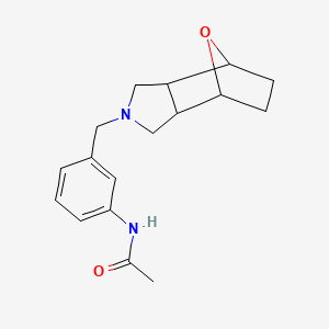 molecular formula C17H22N2O2 B7585813 N-[3-(1,3,3a,4,5,6,7,7a-octahydro-4,7-epoxyisoindol-2-ylmethyl)phenyl]acetamide 