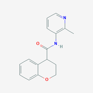molecular formula C16H16N2O2 B7585914 N-(2-methylpyridin-3-yl)-3,4-dihydro-2H-chromene-4-carboxamide 