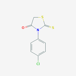 molecular formula C9H6ClNOS2 B075861 罗丹明，3-(4-氯苯基)- CAS No. 13037-55-3