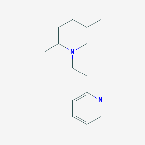 molecular formula C14H22N2 B7586268 2-[2-(2,5-Dimethylpiperidin-1-yl)ethyl]pyridine 
