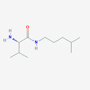 (2S)-2-amino-3-methyl-N-(4-methylpentyl)butanamide