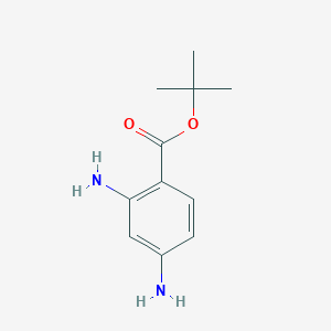molecular formula C11H16N2O2 B7587555 Tert-butyl 2,4-diaminobenzoate 