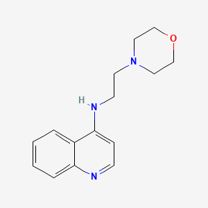 molecular formula C15H19N3O B7587835 N-(2-morpholin-4-ylethyl)quinolin-4-amine 