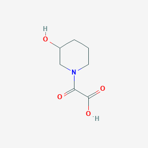 molecular formula C7H11NO4 B7588090 2-(3-Hydroxypiperidin-1-yl)-2-oxoacetic acid 