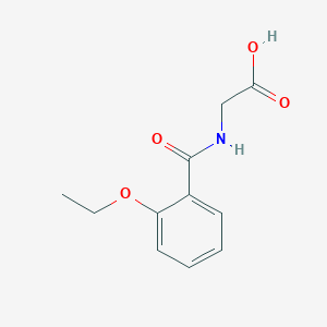 molecular formula C11H13NO4 B075881 (2-Ethoxy-benzoylamino)-acetic acid CAS No. 10263-57-7