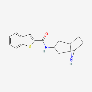 molecular formula C16H18N2OS B7588141 N-(8-azabicyclo[3.2.1]octan-3-yl)-1-benzothiophene-2-carboxamide 