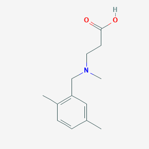 3-[(2,5-Dimethylphenyl)methyl-methylamino]propanoic acid