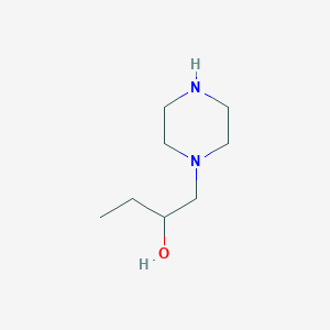 B075888 1-(Piperazin-1-yl)butan-2-ol CAS No. 14135-69-4