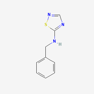 molecular formula C9H9N3S B7589721 N-benzyl-1,2,4-thiadiazol-5-amine 