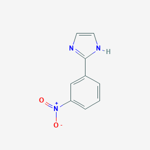 molecular formula C9H7N3O2 B075898 2-(3-硝基苯基)-1H-咪唑 CAS No. 13682-18-3