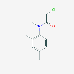 molecular formula C11H14ClNO B7589865 2-chloro-N-(2,4-dimethylphenyl)-N-methylacetamide 