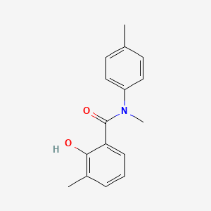 molecular formula C16H17NO2 B7589991 2-hydroxy-N,3-dimethyl-N-(4-methylphenyl)benzamide 