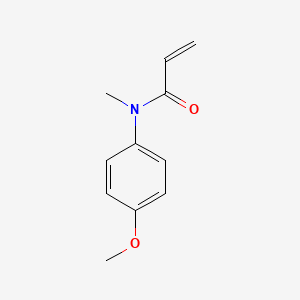 molecular formula C11H13NO2 B7590371 N-(4-methoxyphenyl)-N-methylprop-2-enamide 