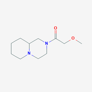 molecular formula C11H20N2O2 B7590409 1-(1,3,4,6,7,8,9,9a-Octahydropyrido[1,2-a]pyrazin-2-yl)-2-methoxyethanone 