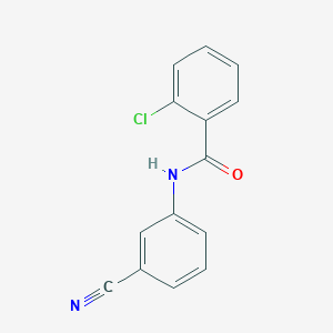 2-chloro-N-(3-cyanophenyl)benzamide