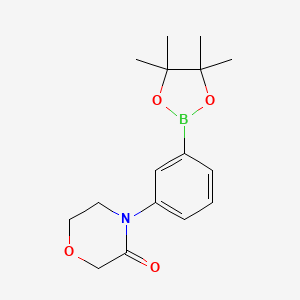 4-[3-(Tetramethyl-1,3,2-dioxaborolan-2-yl)phenyl]morpholin-3-one