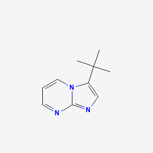 molecular formula C10H13N3 B7590467 3-Tert-butylimidazo[1,2-a]pyrimidine 