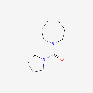 molecular formula C11H20N2O B7590641 Azepan-1-yl(pyrrolidin-1-yl)methanone 