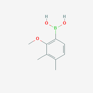 molecular formula C9H13BO3 B7590676 (2-Methoxy-3,4-dimethylphenyl)boronic acid 