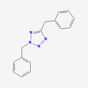 molecular formula C15H14N4 B7590706 2,5-Dibenzyltetrazole 