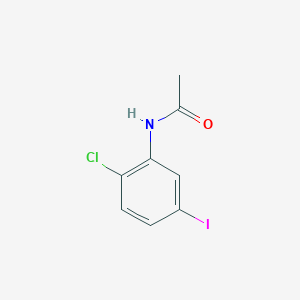 molecular formula C8H7ClINO B7590845 N-(2-chloro-5-iodophenyl)acetamide 
