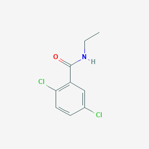 molecular formula C9H9Cl2NO B7590859 2,5-dichloro-N-ethylbenzamide 