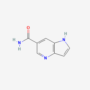 molecular formula C8H7N3O B7590973 1h-Pyrrolo[3,2-b]pyridine-6-carboxamide 