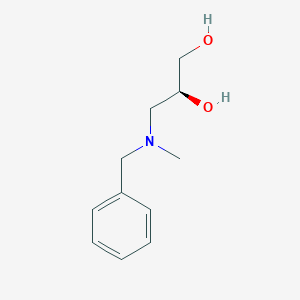 molecular formula C11H17NO2 B7590987 (S)-3-(Benzyl(methyl)amino)propane-1,2-diol 