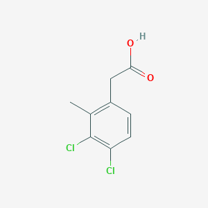 molecular formula C9H8Cl2O2 B7591016 3,4-Dichloro-2-methylphenylacetic acid 