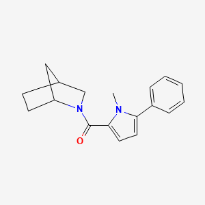 2-Azabicyclo[2.2.1]heptan-2-yl-(1-methyl-5-phenylpyrrol-2-yl)methanone